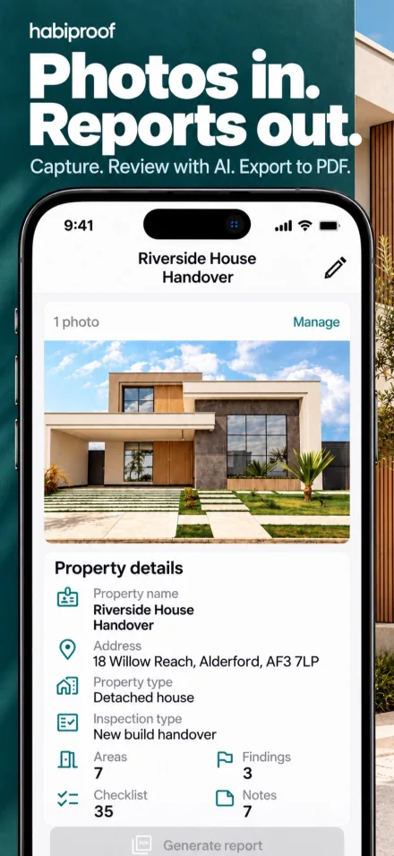 Photos in, reports out: the complete inspection workflow